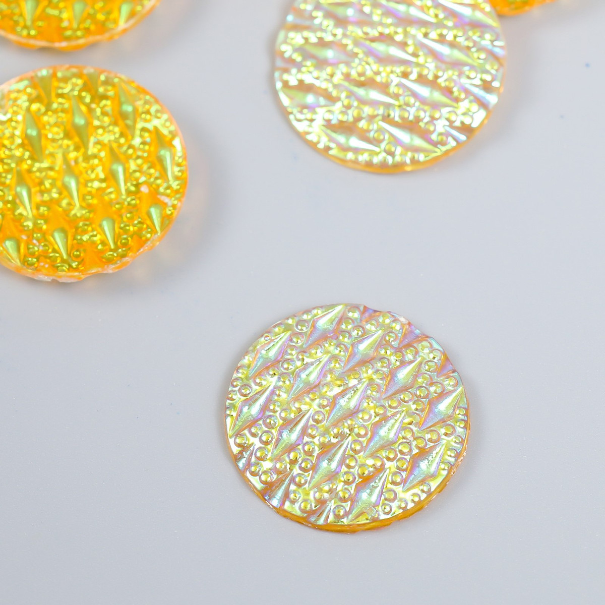 

Декор для творчества пластик, Оранжевый;желтый