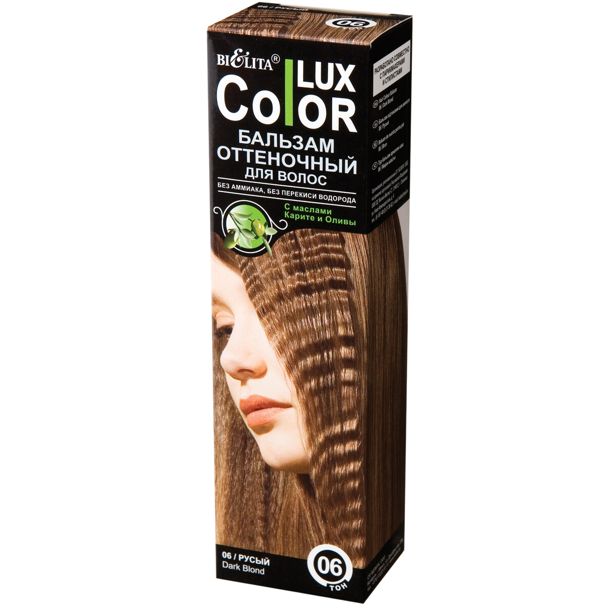 

Lux color бальзам оттеночный для волос тон №06.1, орехово-русый 100 мл