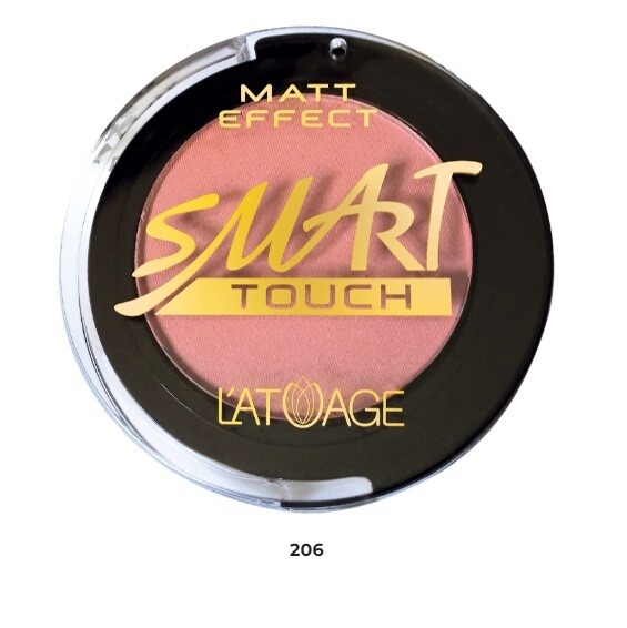 Румяна компактные smart touch №206 лососевый румяна velvet touch тон 104