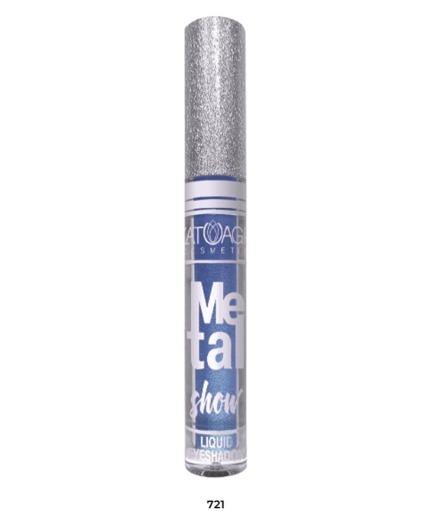 Тени для век жидкие №721 сине-фиолетовый тени для век жидкие metal show т 705