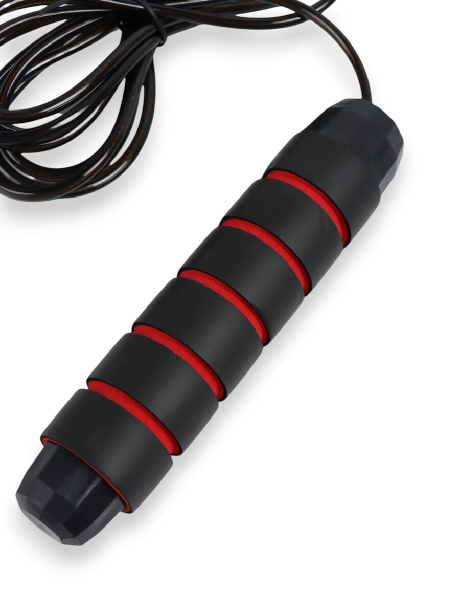 

Скакалка скоростная onlytop, 2,8 м, с подшипником, цвет черный/красный, Красный;черный