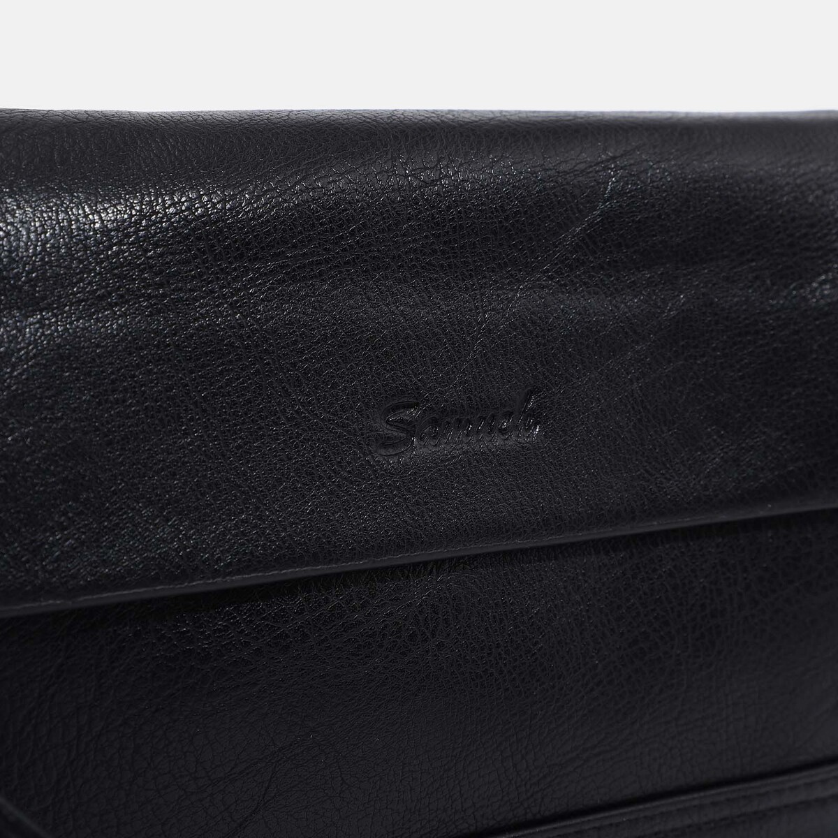 Клатч на молнии, наружный карман, цвет чёрный No brand, размер маленький 02144067 - фото 4