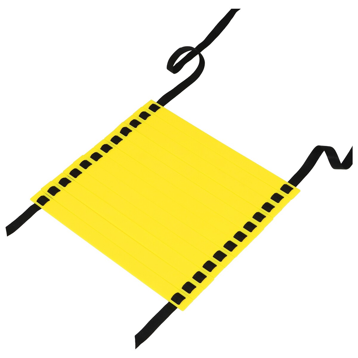 Координационная лестница onlytop, 6 м, толщина 2 мм, цвет желтый лестница координационная atemi длина 6м aal 619 1
