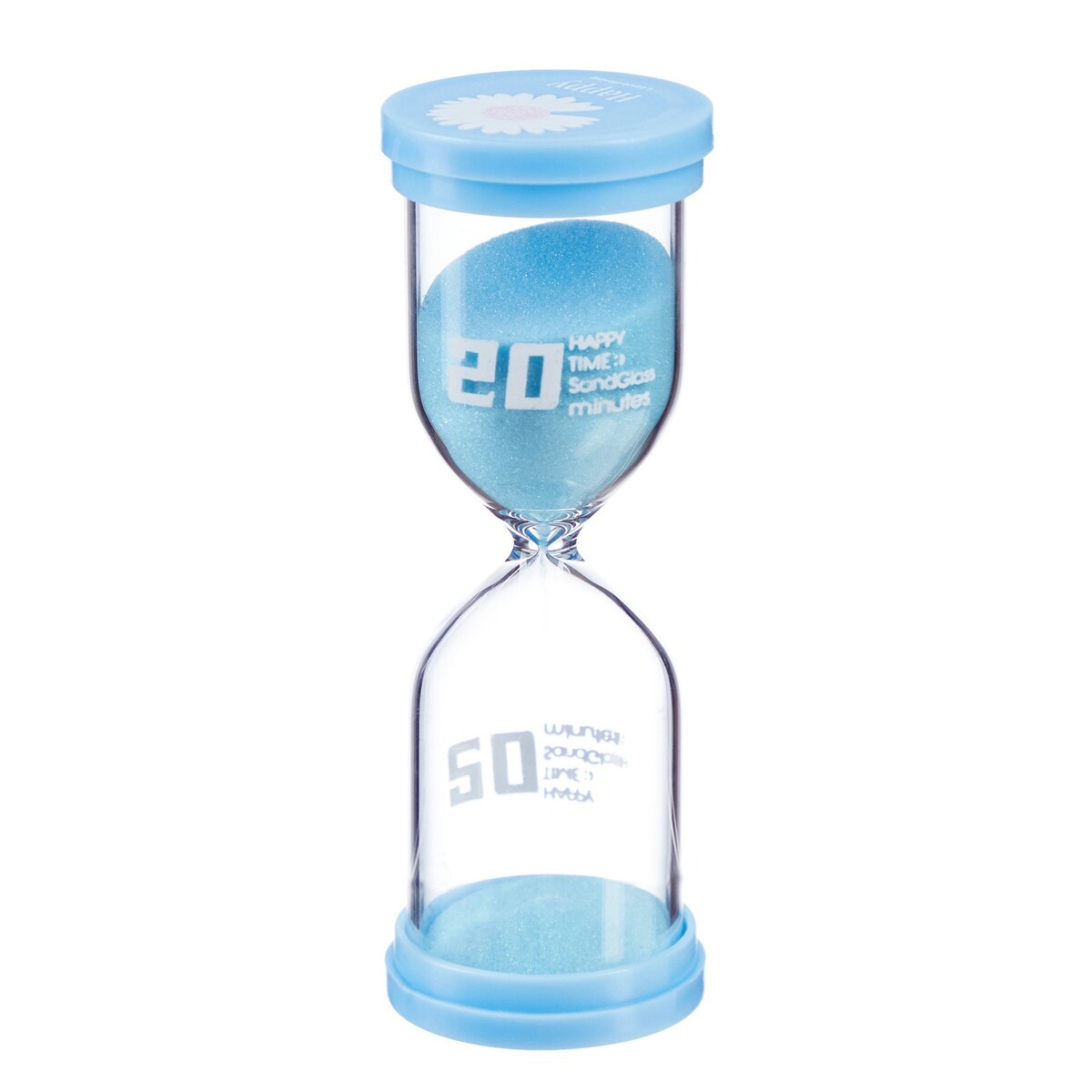 

Песочные часы happy time, на 20 минут, 4.4 х 12.6 см, голубые