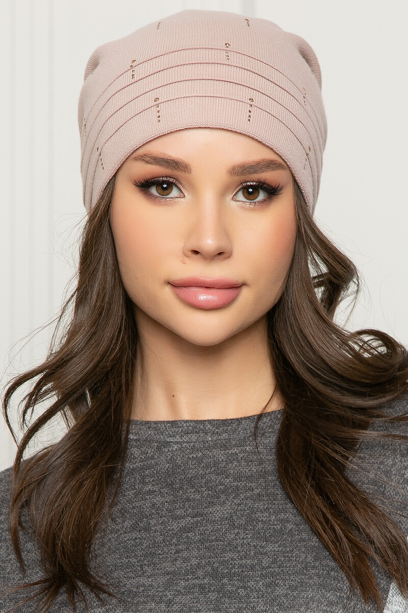 

Шапка, Розовый;пудровый