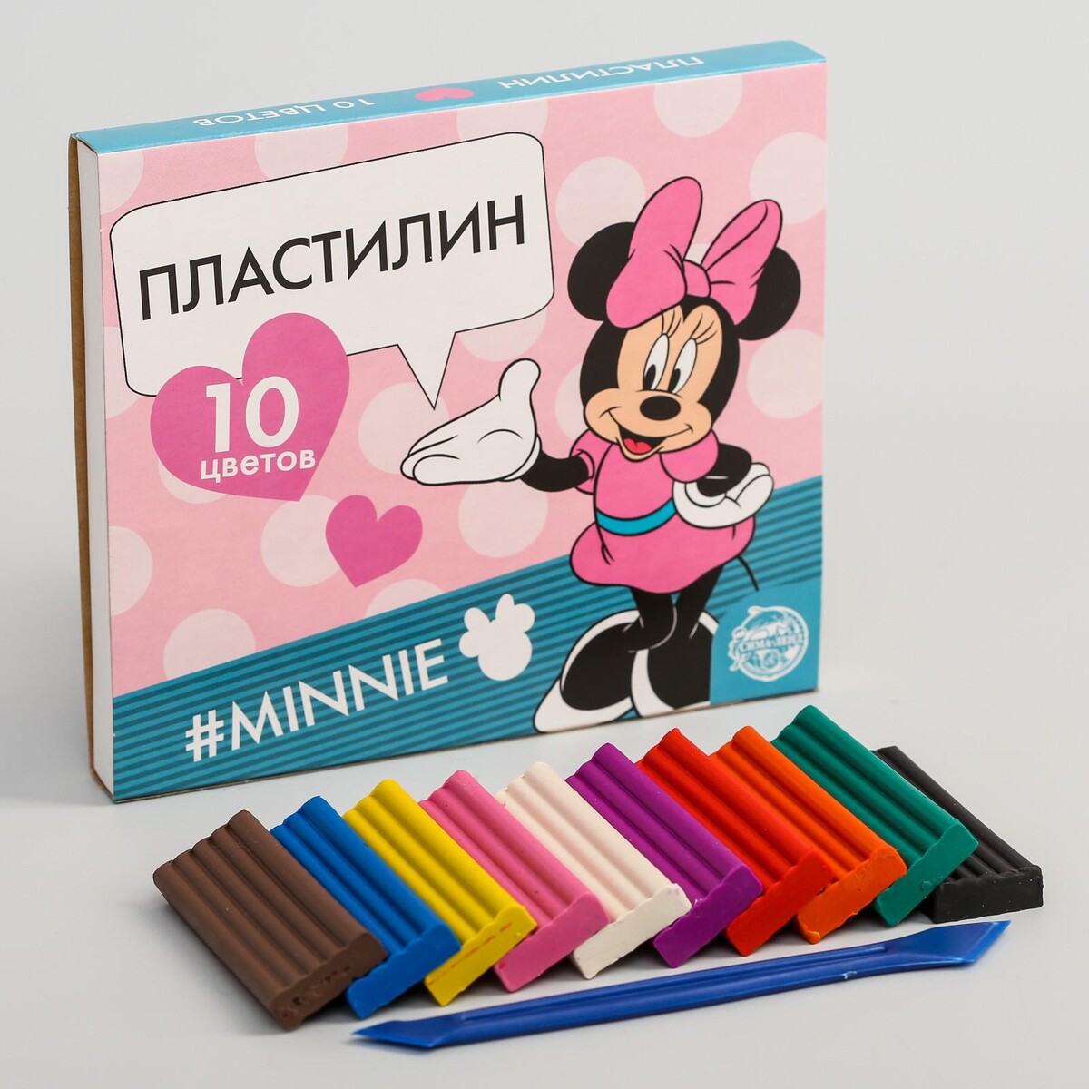 

Пластилин 10 цветов 150 г