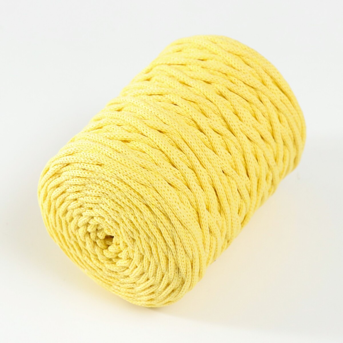 фото Шнур для вязания без сердечника 70% хлопок, 30% полиэстер ширина 3мм 100м/160±10гр (123) softino