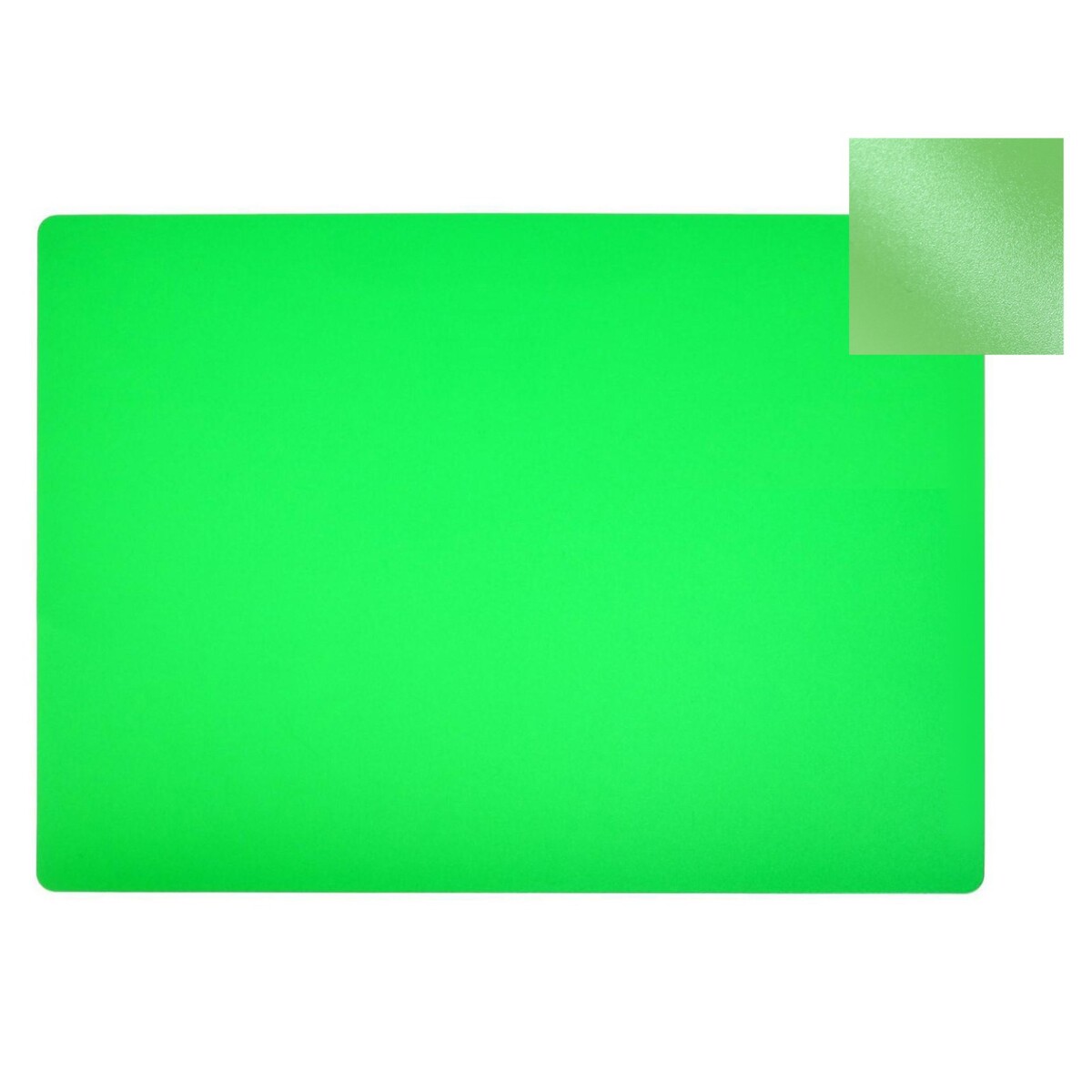 Накладка на стол пластиковая а4, 339 х 244 мм, 500 мкм, прозрачная, салатовая (подходит для офиса) нож консервный нержавеющий пластиковая ручка зеленый навеска daniks стандарт yw kt093s 1g d 031