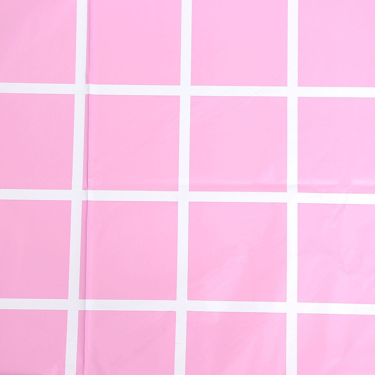 фото Скатерть в клетку 137 × 183 см, розовая страна карнавалия