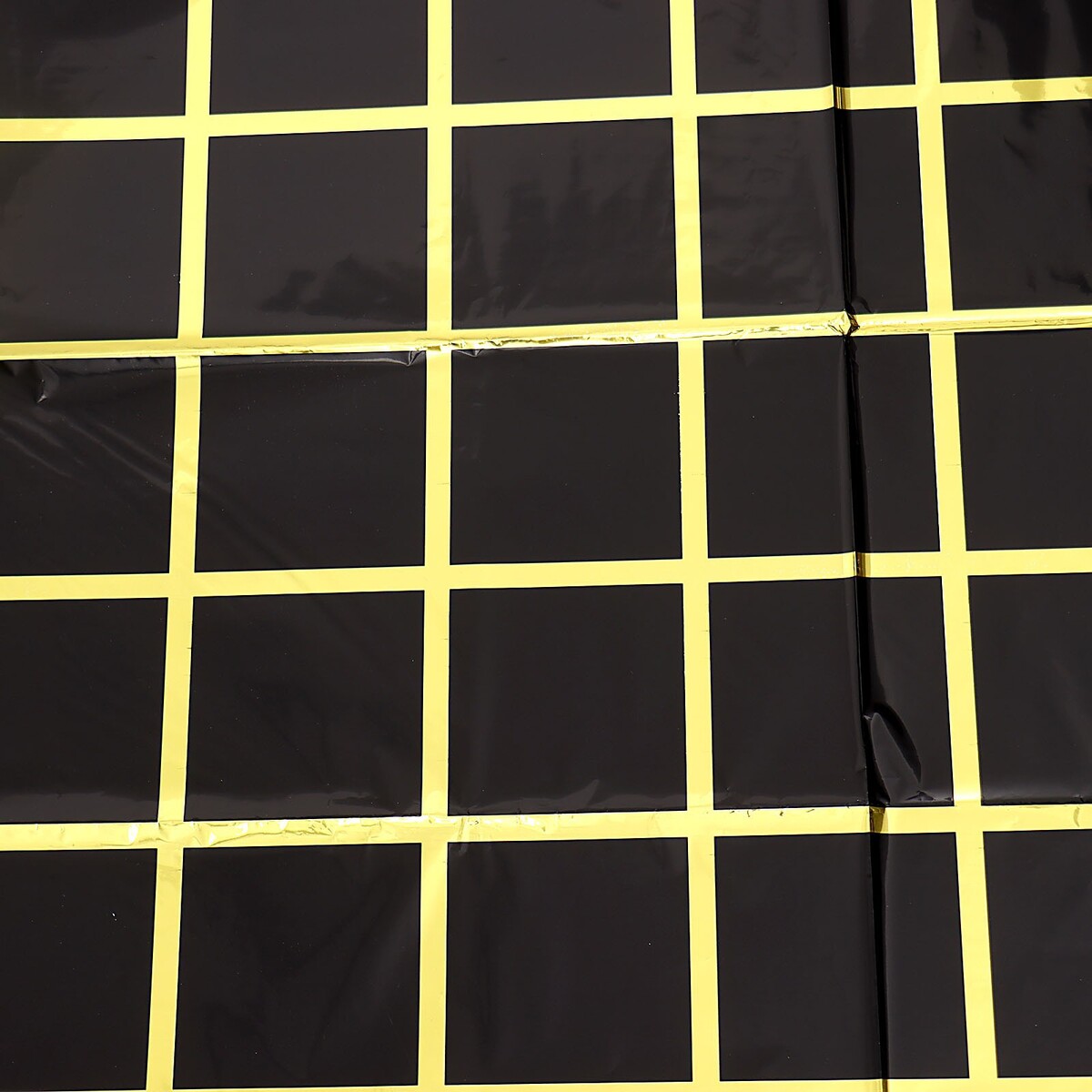фото Скатерть в клетку 137 × 183 см, черная страна карнавалия