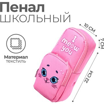 Пенал-футляр 100 х 220 мм, с карманом
