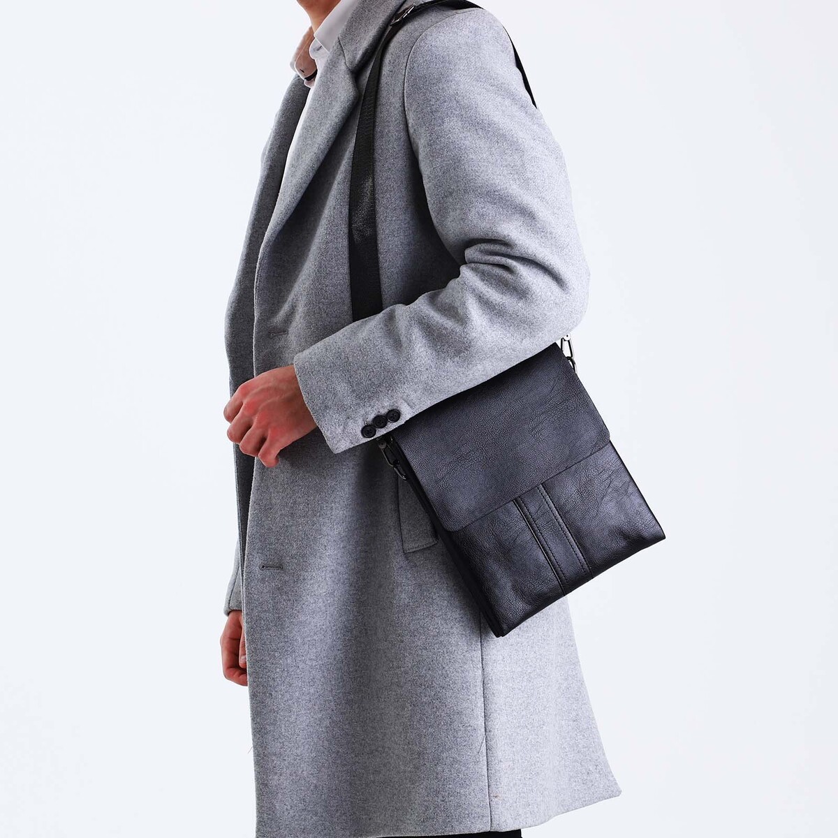 фото Сумка мужская, цвет черный no brand