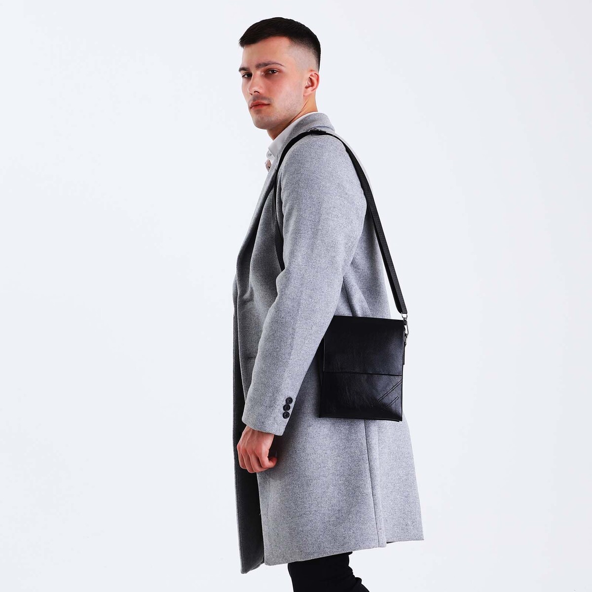 фото Сумка мужская, цвет черный no brand