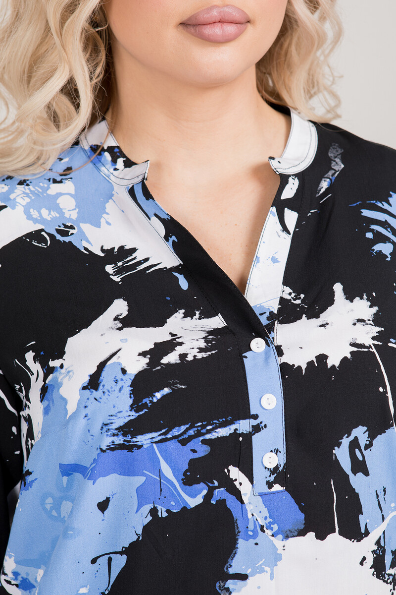 Блузка Марита, размер 48, цвет разноцветный 02228403 - фото 5