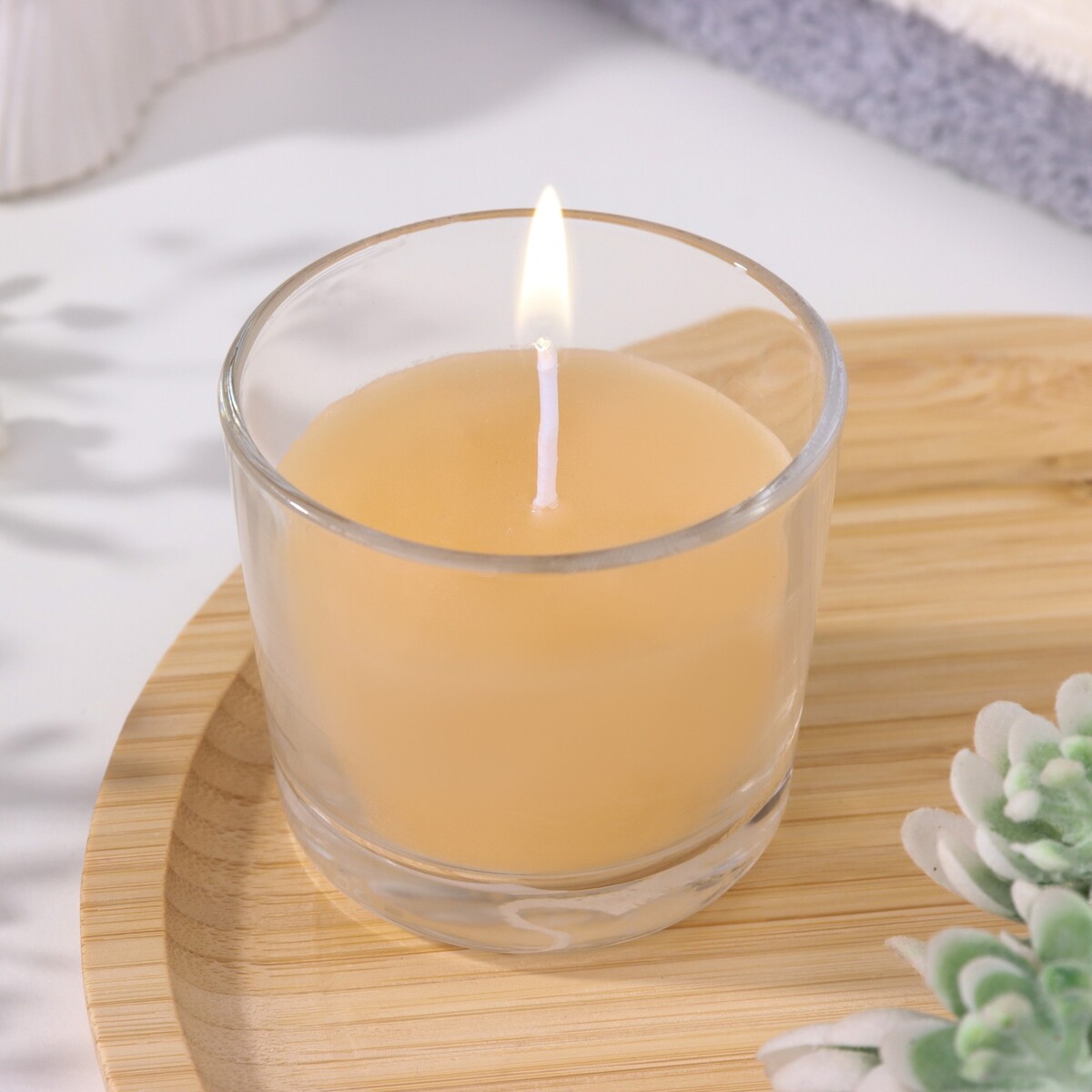 Свеча ароматическая в стакане алания свеча декоративная ароматическая в стакане stella fragrance st tonka macadamia 90 гр sf0422