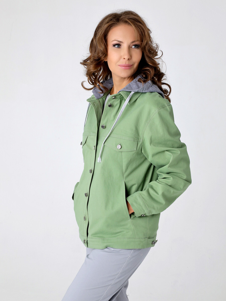 Куртка DizzyWay, размер 42, цвет зеленый 02243077 - фото 4
