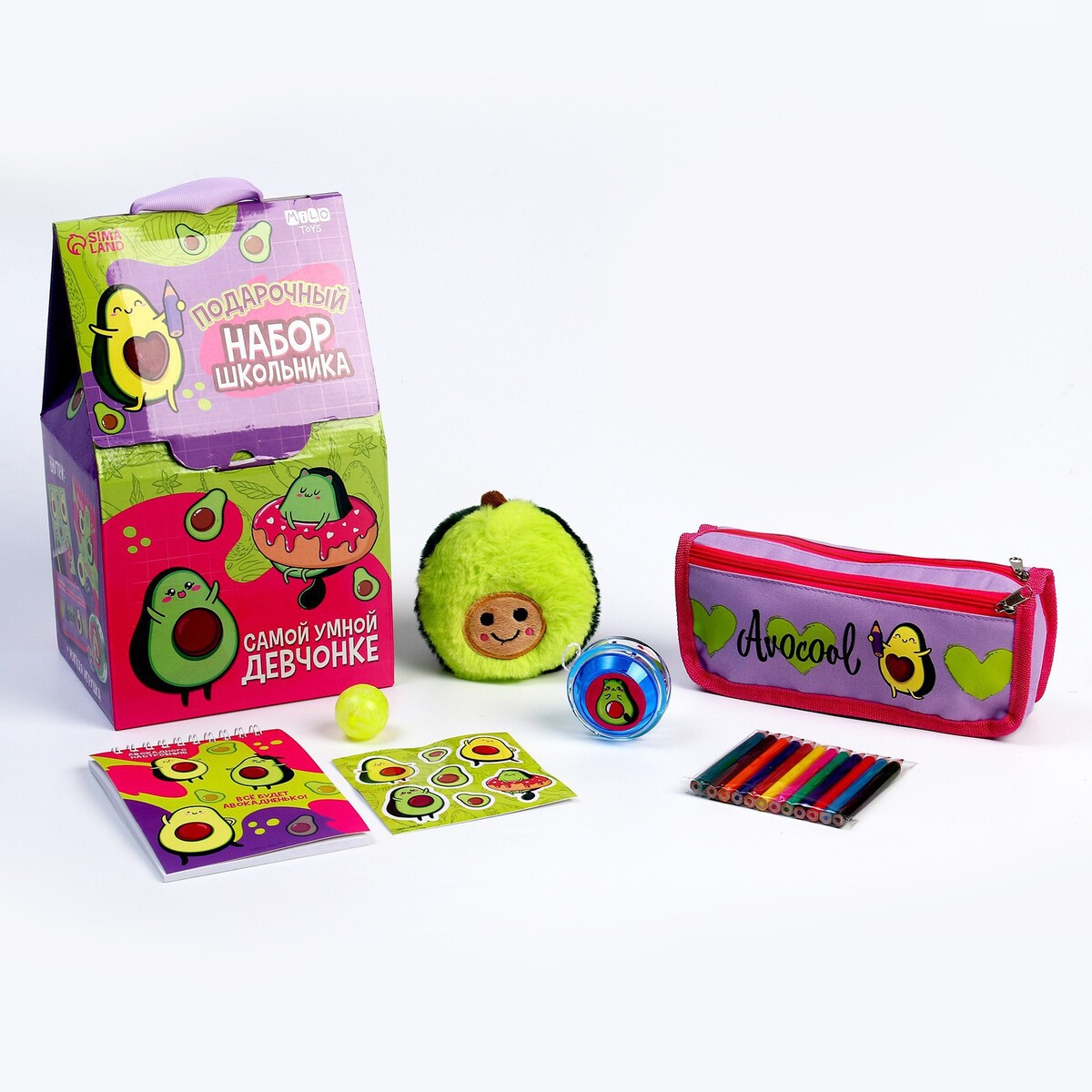 фото Подарочный набор с мягкой игрушкой milo toys