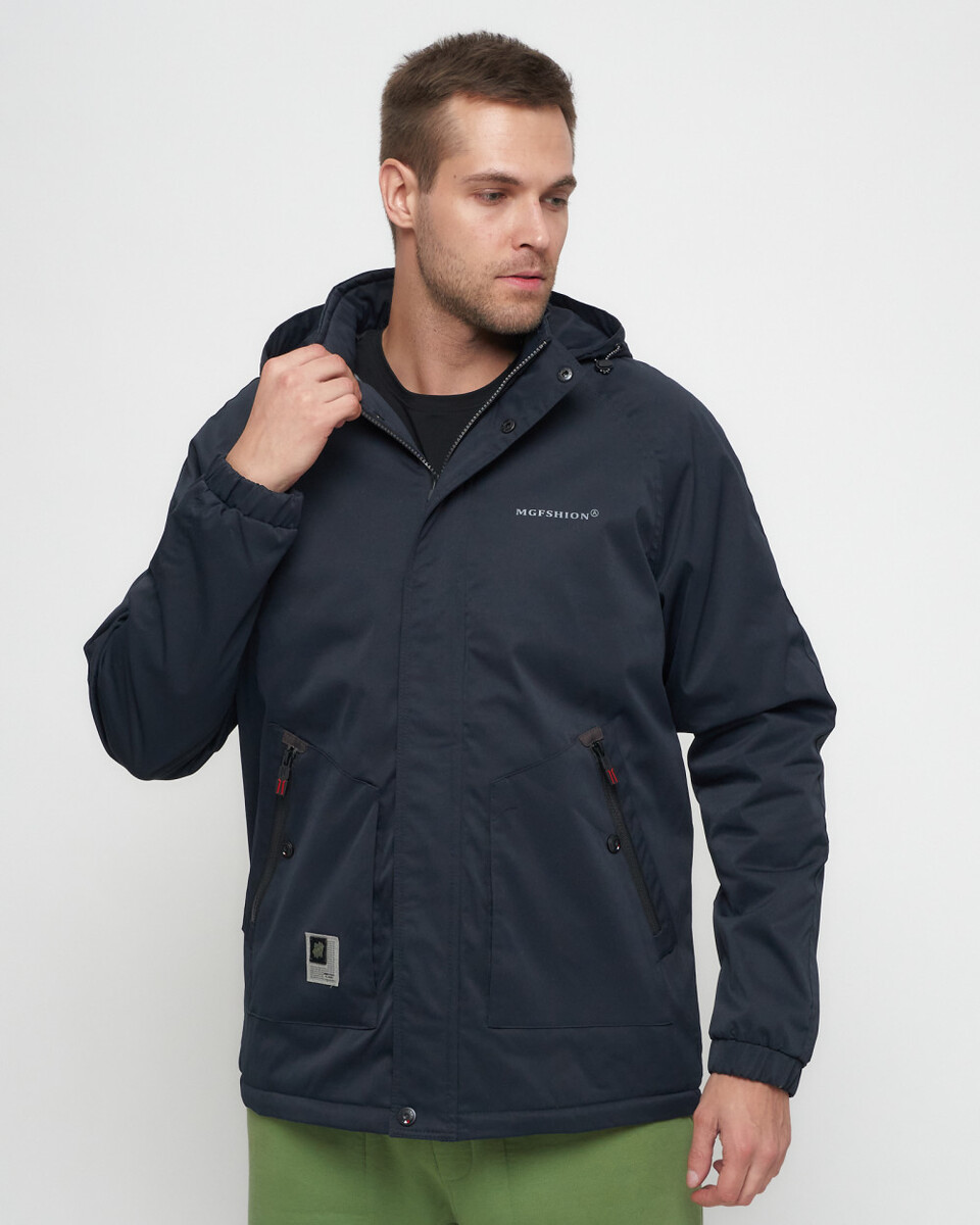 Куртка спортивная MG, размер 48, цвет темно-синий 02277963 - фото 9
