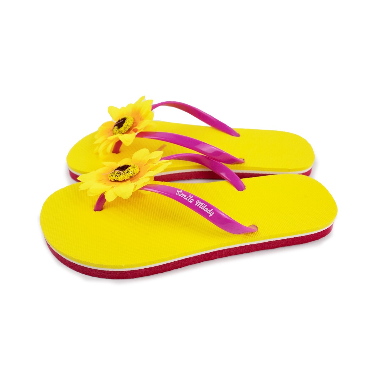 Туфли для купания женские Smile of Milady, размер 38, цвет желтый