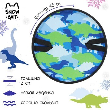 Ледянка, 45 х 45 см, толщина 2 см
