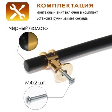 Ручка-рейлинг cappio rsc003, м/о 96 мм, 