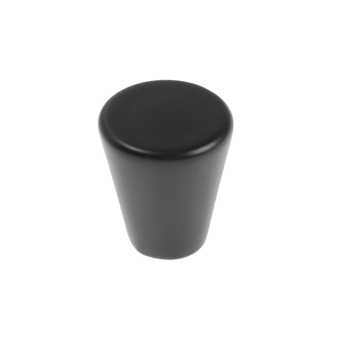 Ручка-кнопка cappio, рк019, d=20 мм, пластик, цвет черный