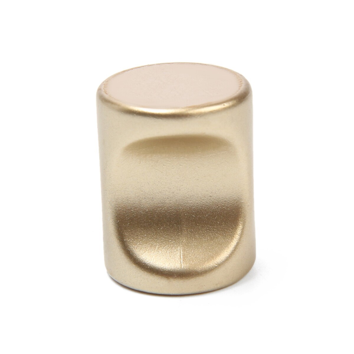 Ручка-кнопка cappio, рк102, d=18 мм, пластик, цвет матовое золото ручка дверная аллюр оскар sb 1370 00011185 матовое золото