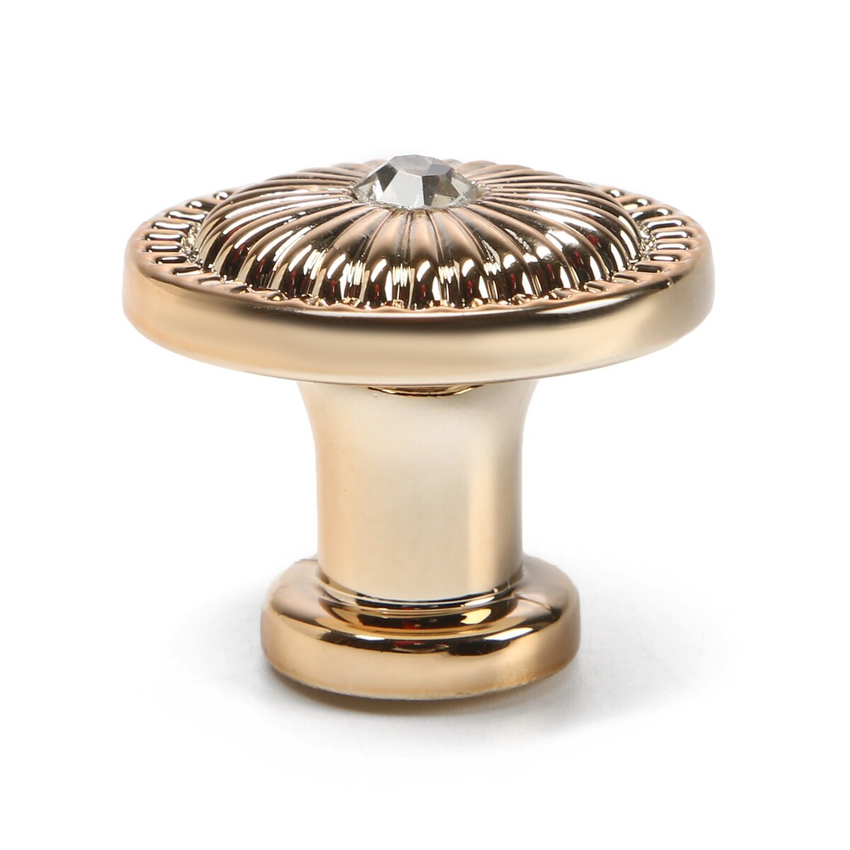 Ручка-кнопка cappio, d=31 мм, цвет матовое золото ручка кнопка cappio rk134 мебельная графит золото