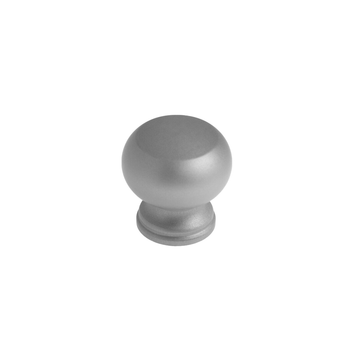 Ручка-кнопка cappio, d=25 мм, цвет матовый серый ручка cappio м о 65 мм матовый никель 1 шт