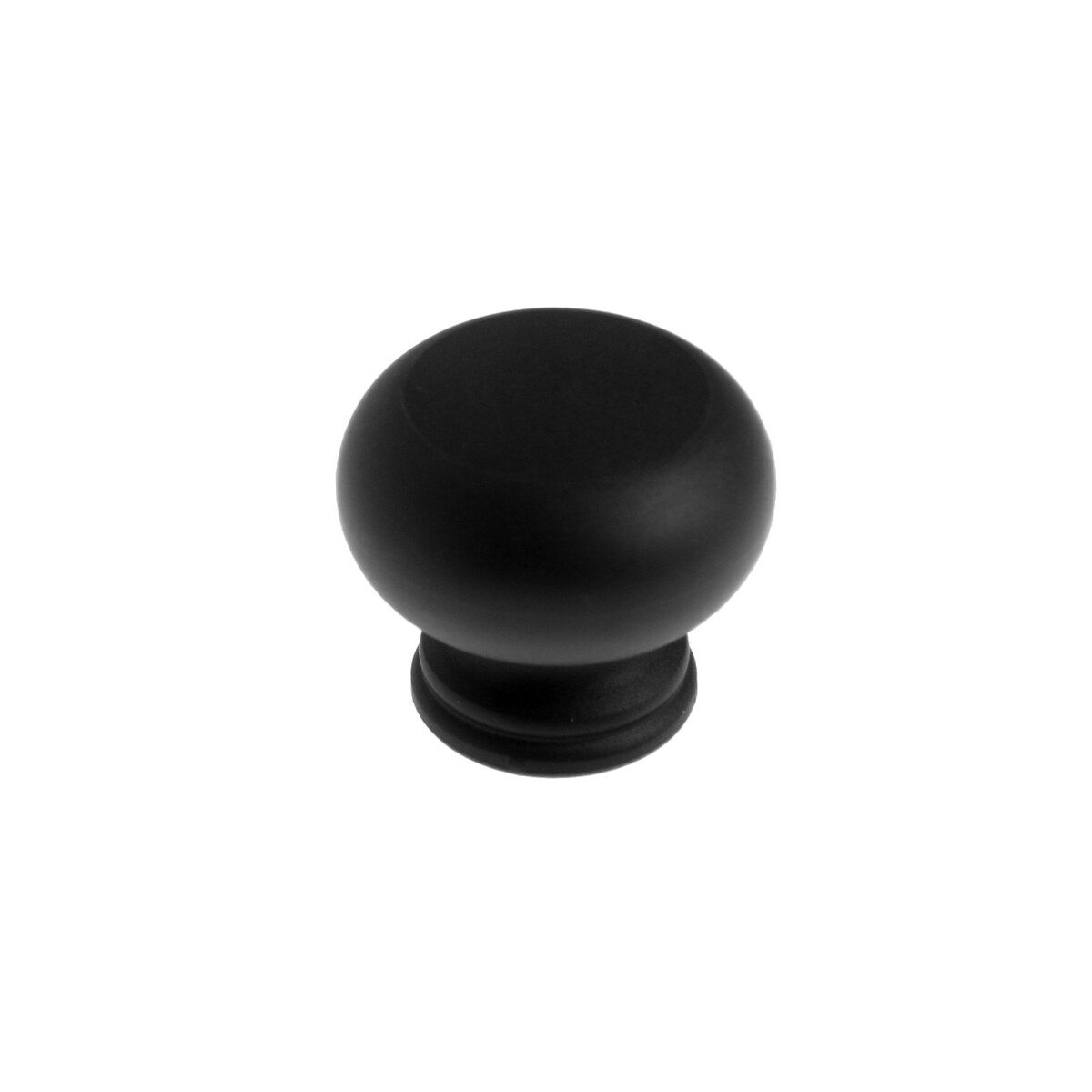 Ручка-кнопка cappio, d=30 мм, цвет черный