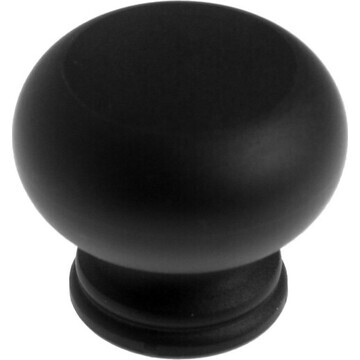 Ручка-кнопка cappio, d=30 мм, цвет черны