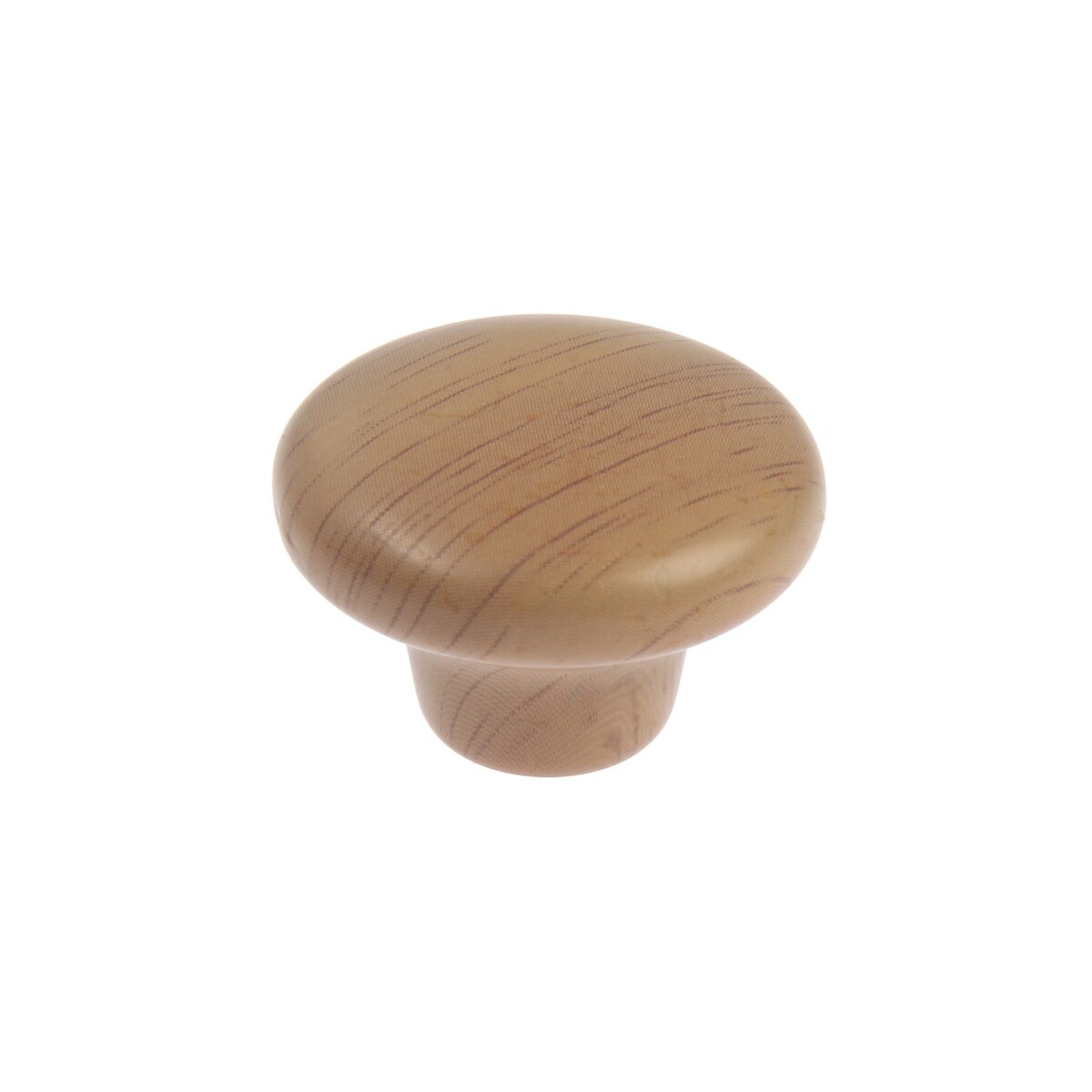 Ручка-кнопка cappio, d=33 мм, пластик, цвет дерево крышка пресс для посуды чугун 18 см mallony pressa кнопка дерево для гриля 985061