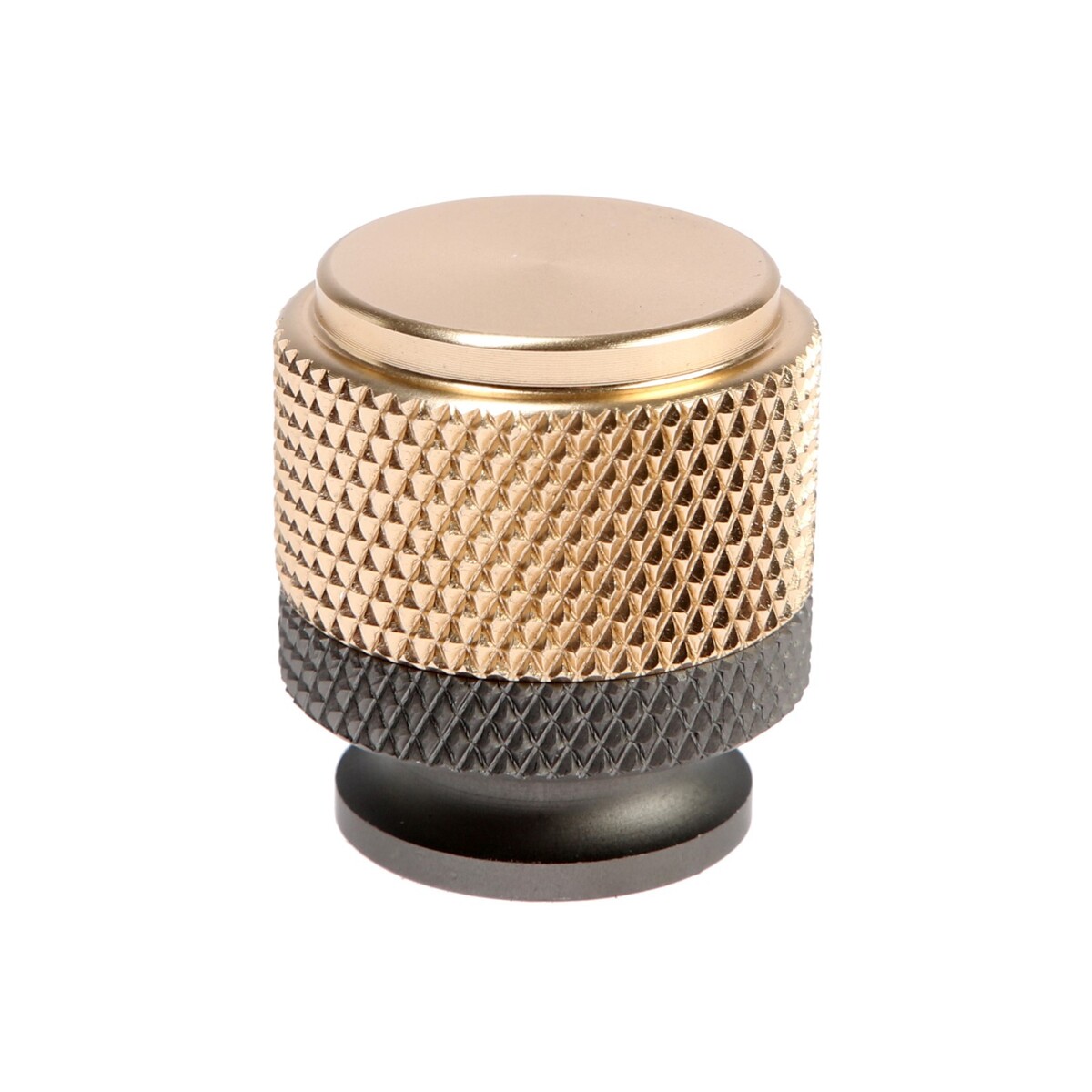 Ручка-кнопка cappio, d=25 mm. цвет золото/серый, CAPPIO