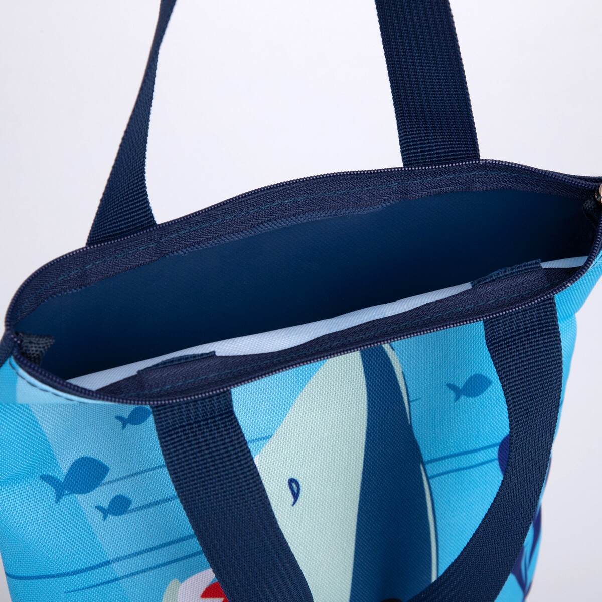 Детский сумка-шопер с допиками NAZAMOK KIDS, цвет голубой 02295656 - фото 4
