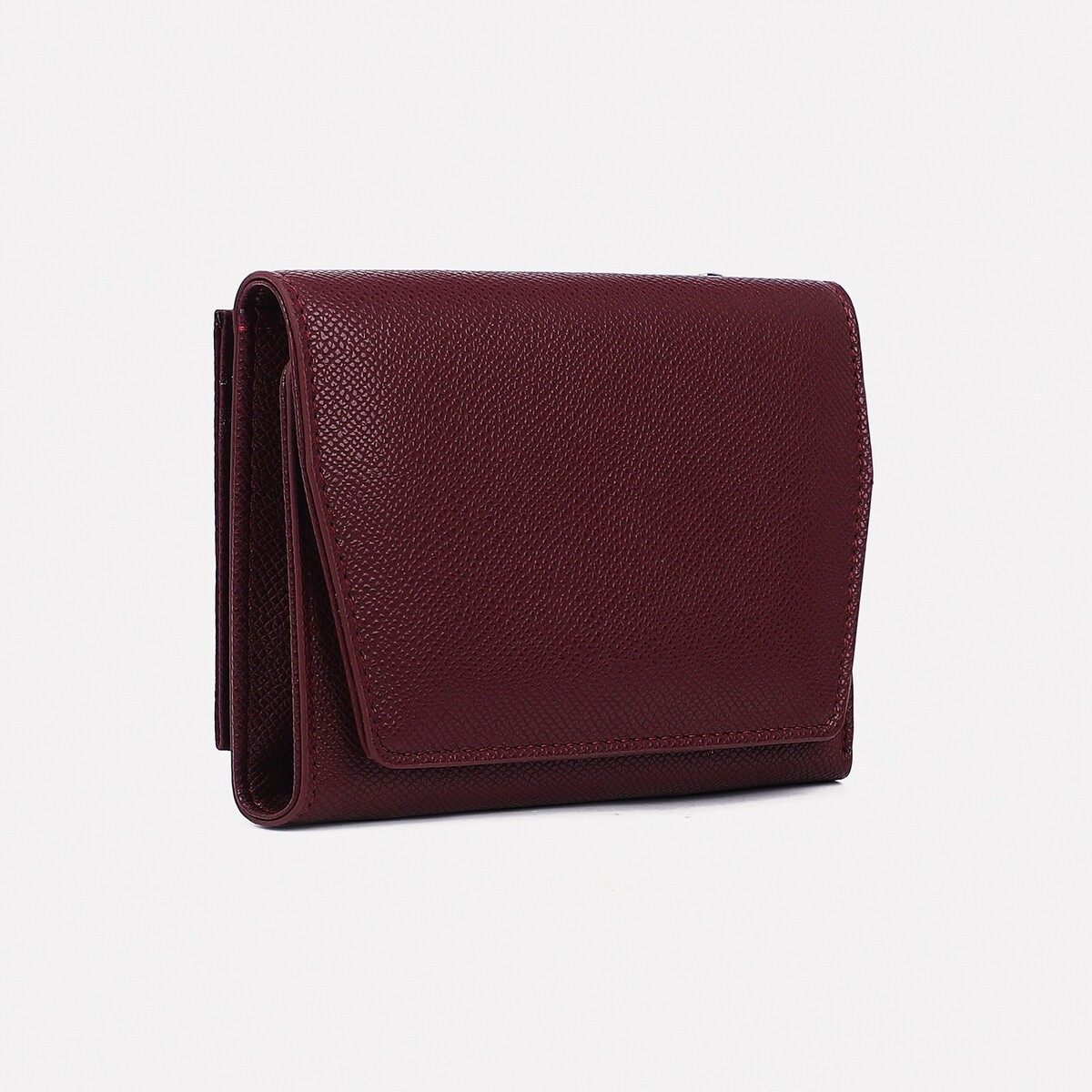 

Кошелёк на магните, цвет бордовый