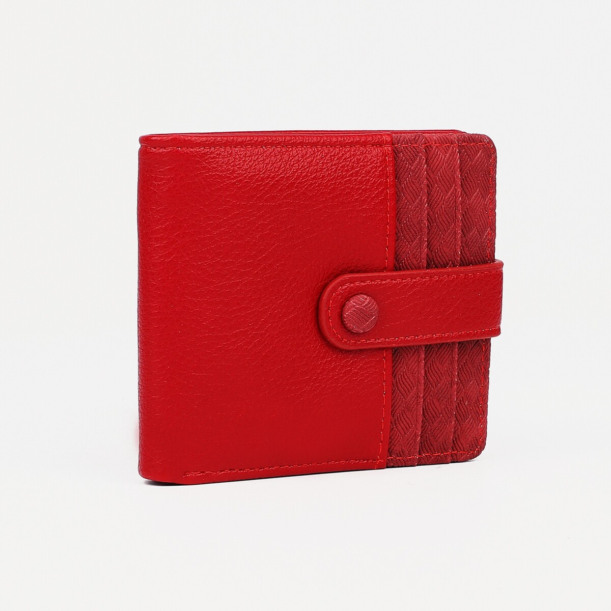 

Кошелёк на кнопке, цвет красный