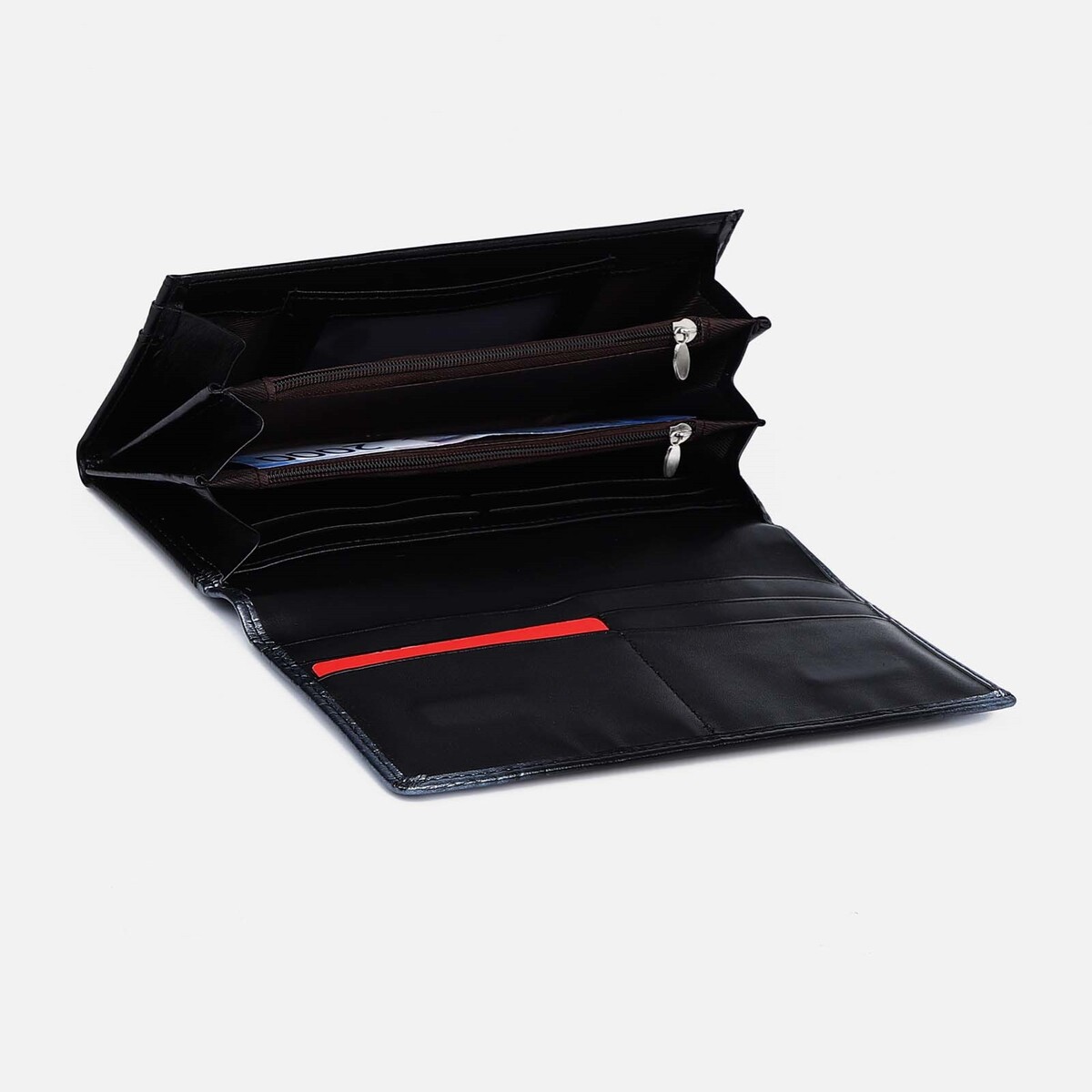 фото Кошелек на магнитах, цвет черный no brand