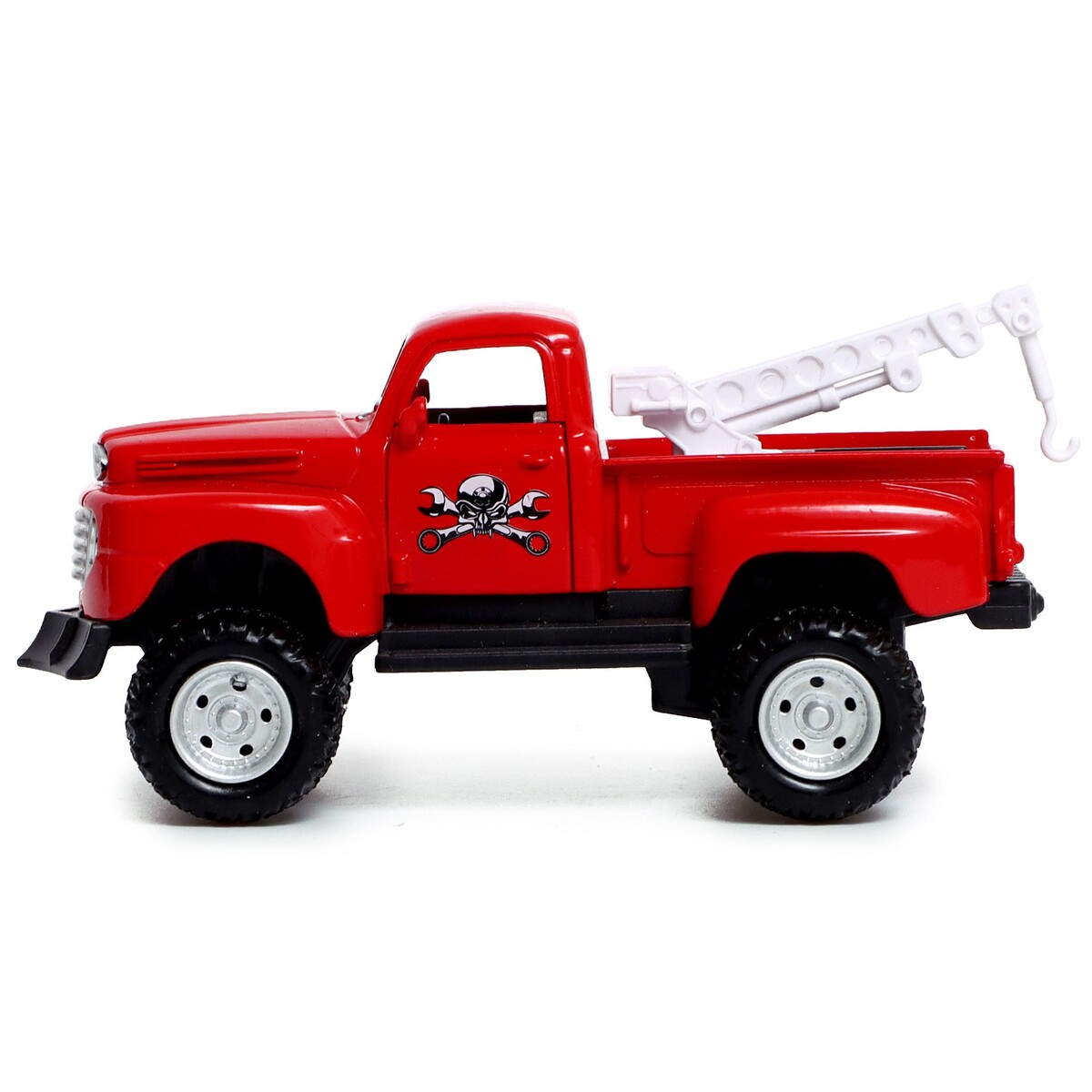 

Джип металлический, Красный