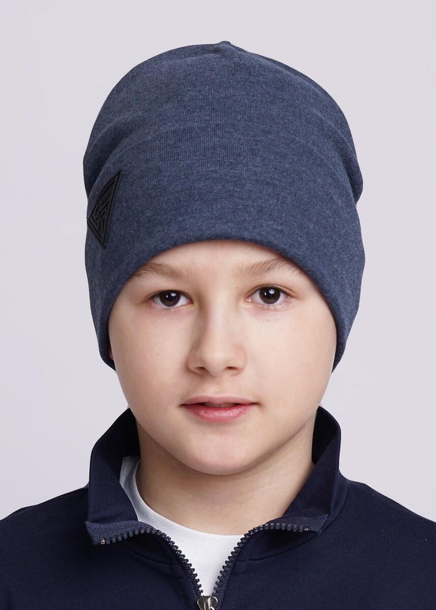 

Шапка, Синий;меланж т.синий