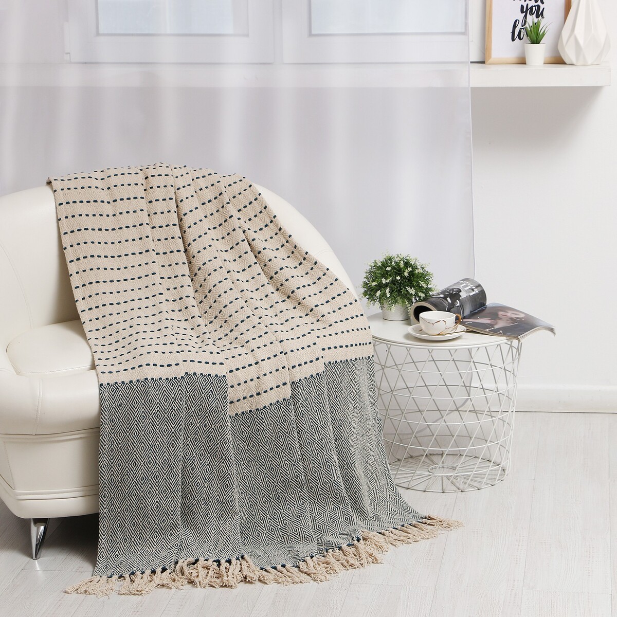 

Плед, Синий