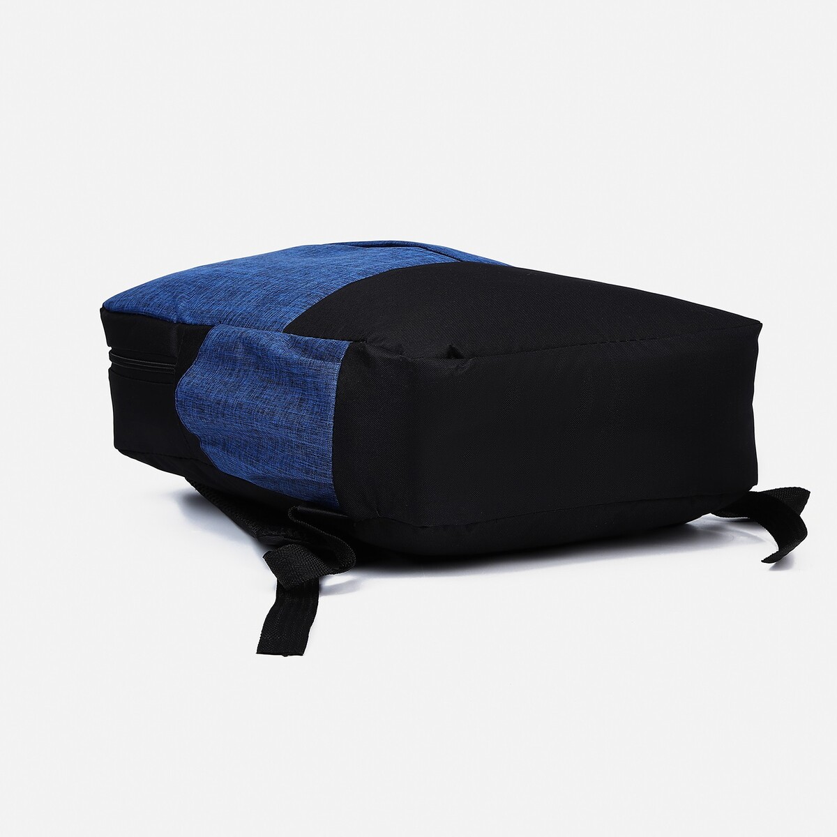 фото Рюкзак мужской на молнии, наружный карман, набор косметичка, сумка, цвет синий no brand