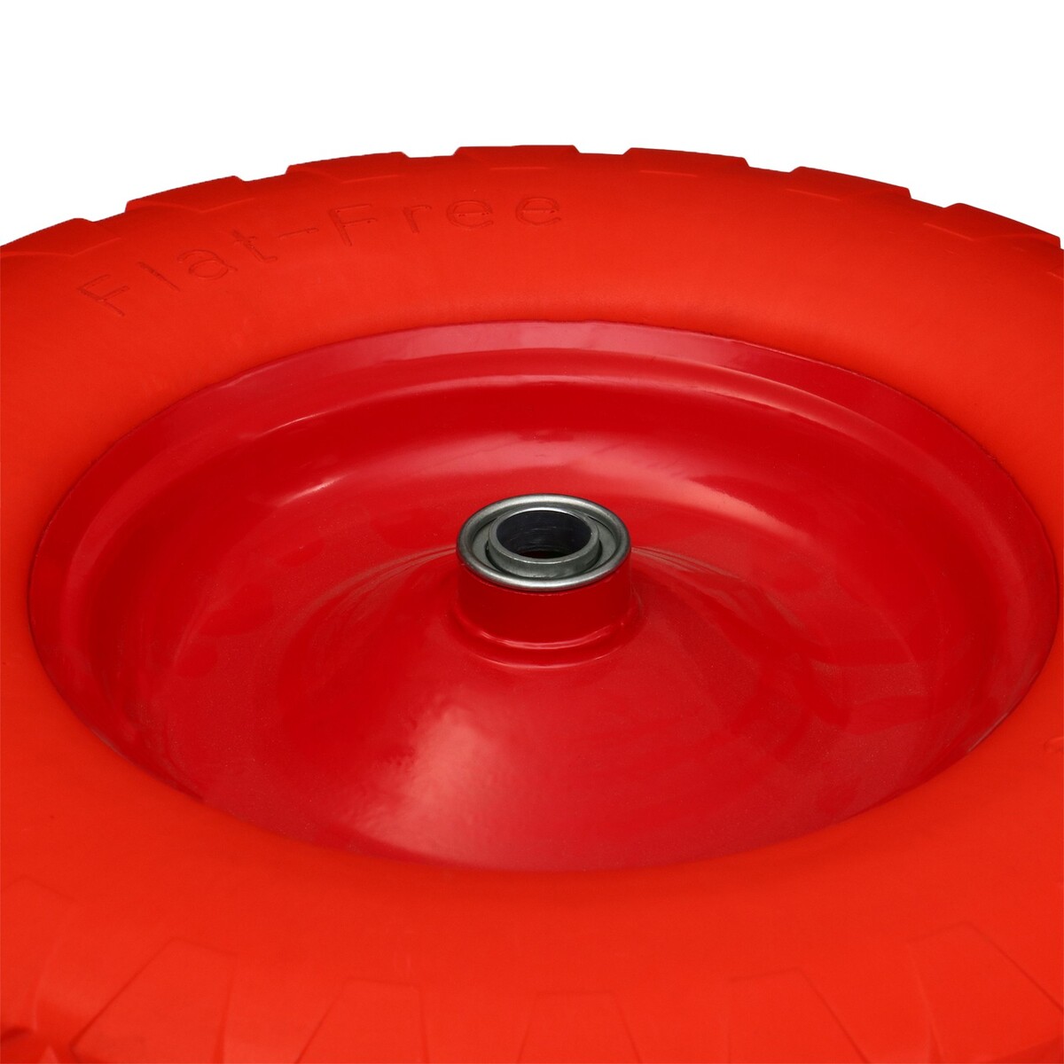 фото Колесо полиуретановое, d = 400 мм, ступица: диаметр 20 мм, длина 100 мм no brand