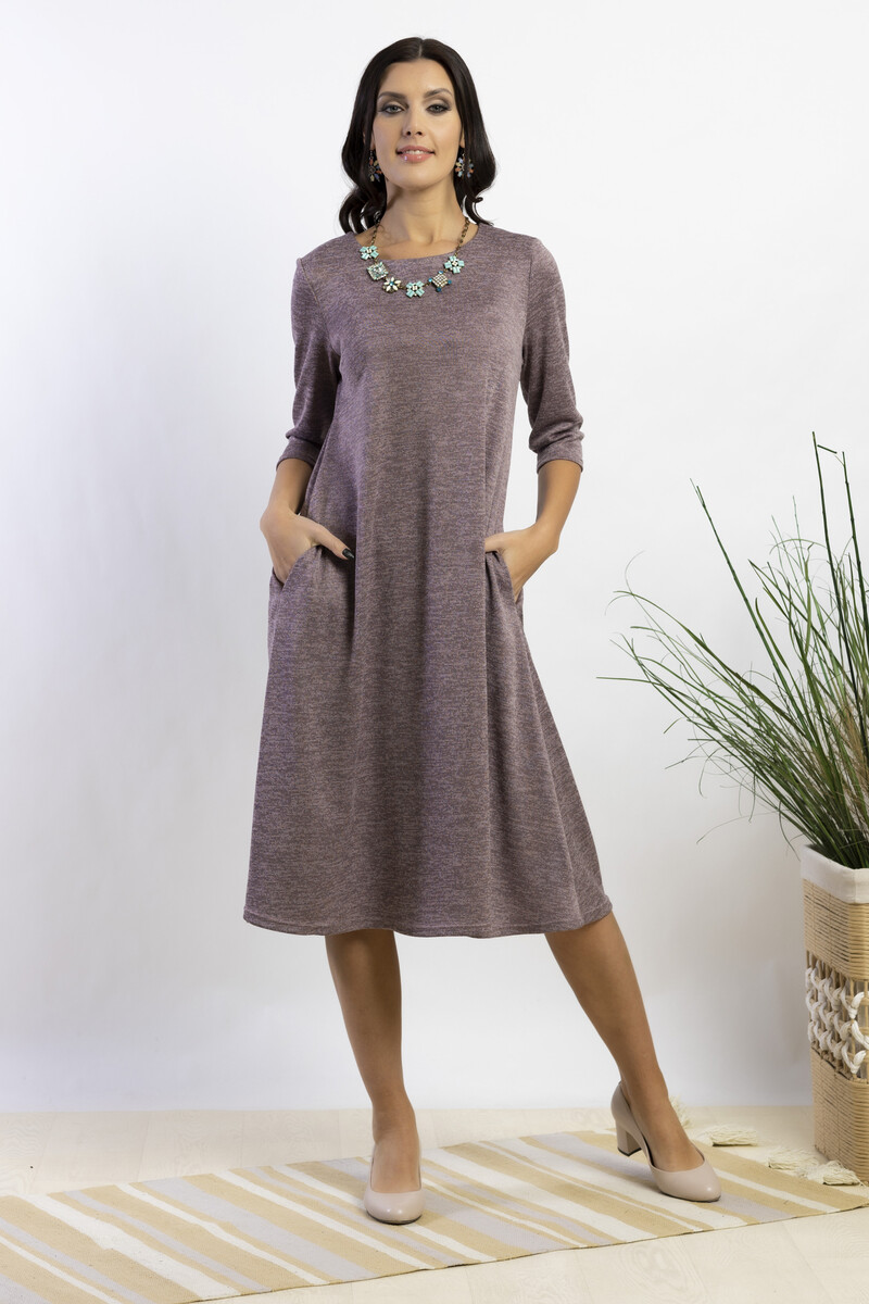 Платье AhaLodensa, размер 46, цвет фиолетовый 02375594 - фото 4