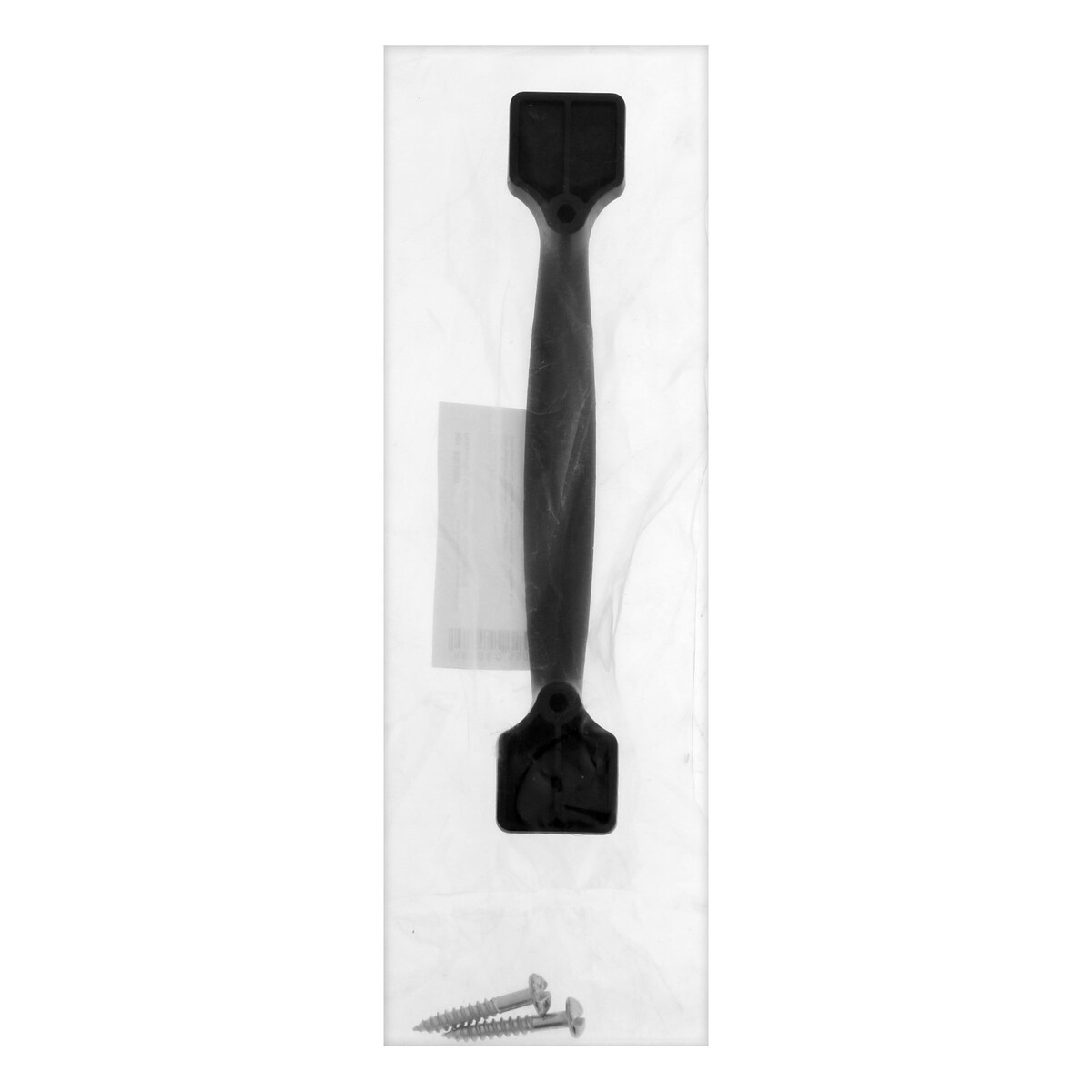 Ручка-скоба с-32, пластик 96 мм, цвет черный глянцевый 