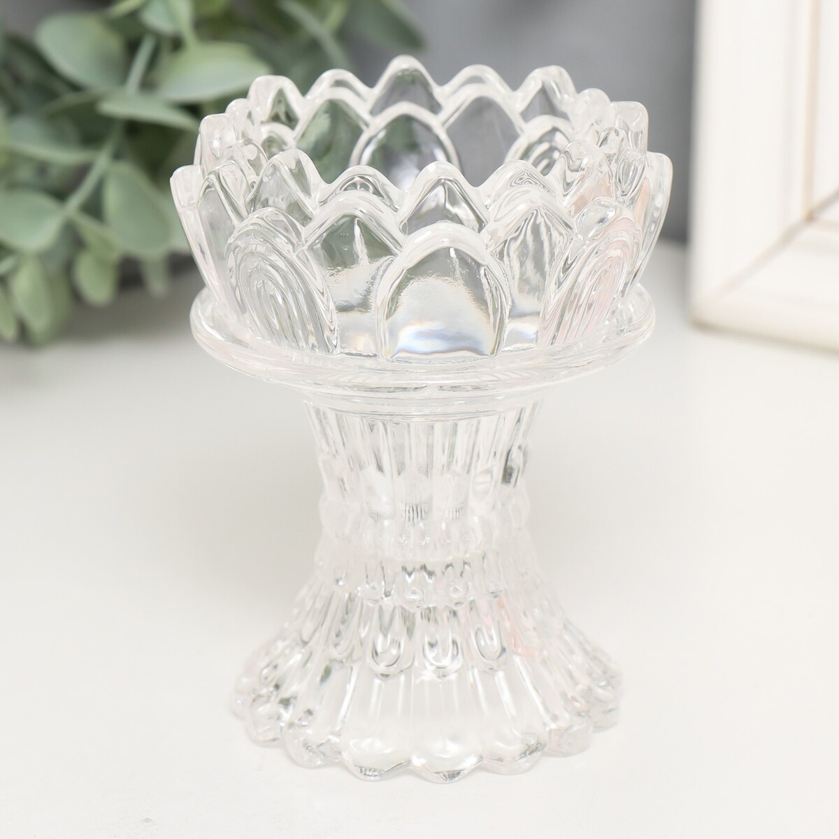 

Подсвечник стекло на 1 свечу