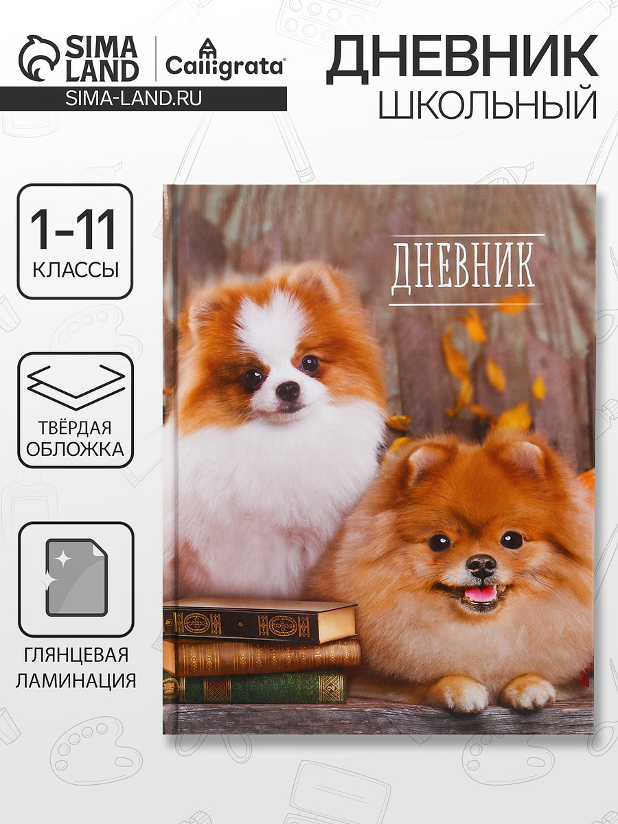 

Дневник школьный для 1-11 классов,, Бежевый