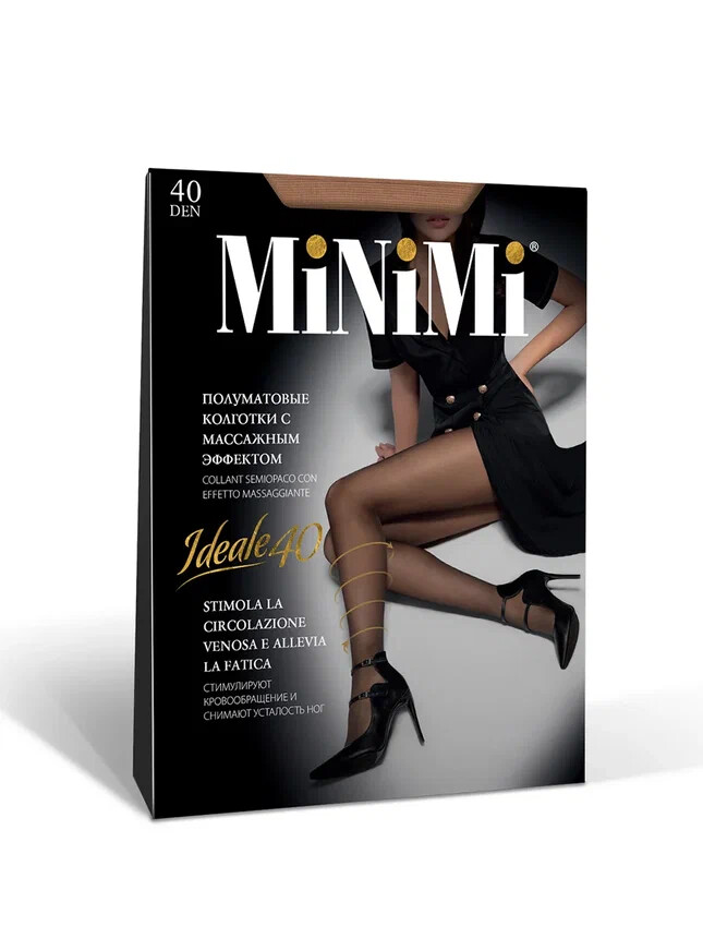 Колготки mini ideale 40 maxi (утяжка по ноге) daino колготки gld make up 50 daino