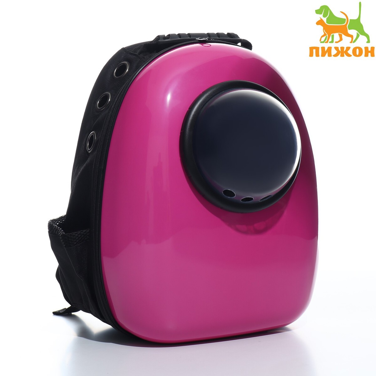 Рюкзак для переноски животных с окном для обзора, 32 х 25 х 42 см, фиолетовый рюкзак для переноски животных с окном для обзора розовый