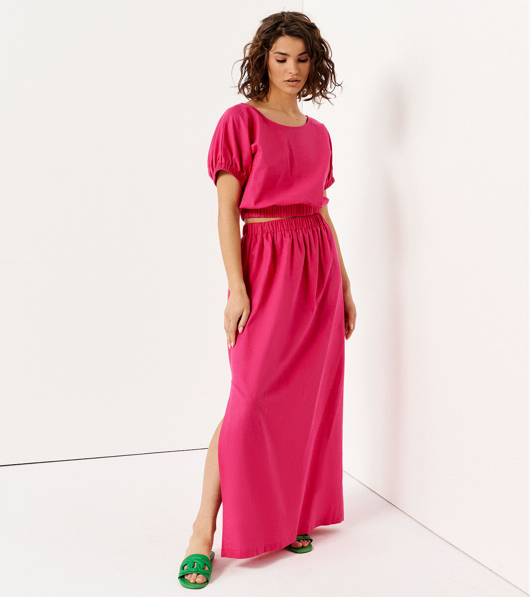 Комплект женский (блузка, юбка) Panda, размер 42, цвет розовый 02398540 - фото 1