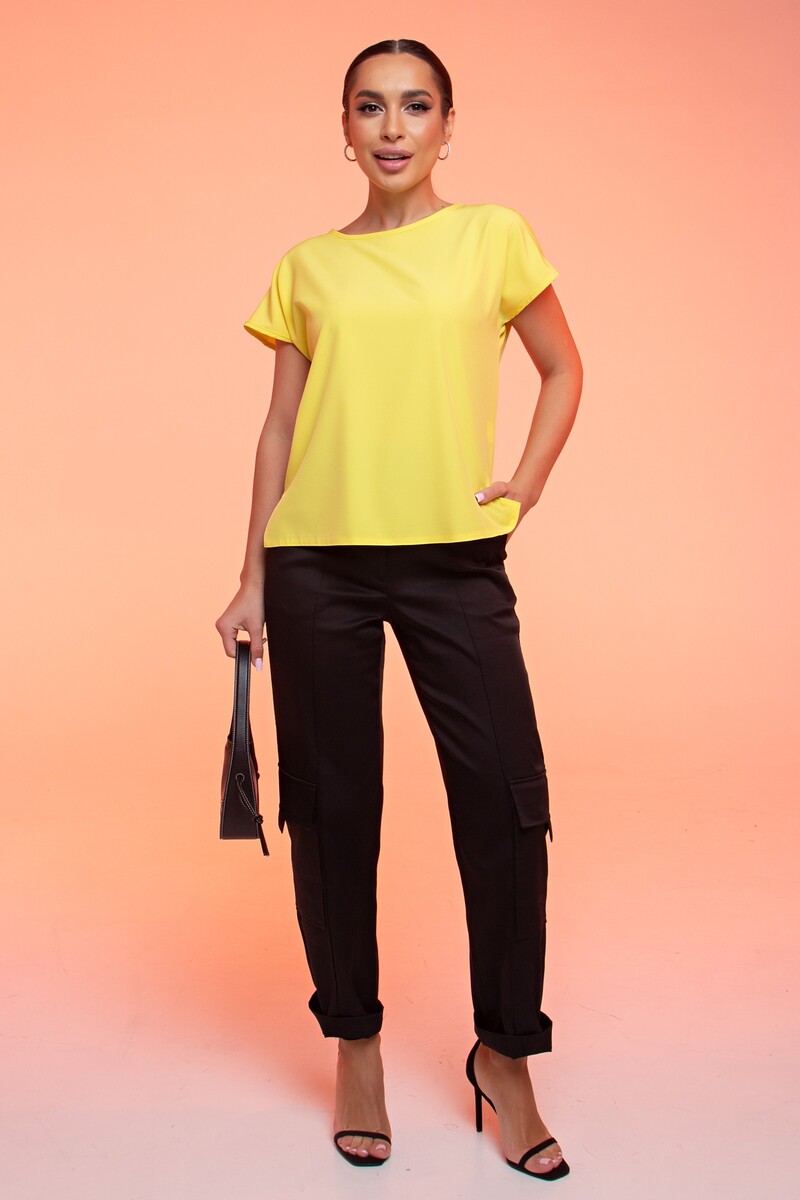 Блузка SEZONI, размер 42, цвет желтый 02399342 - фото 2